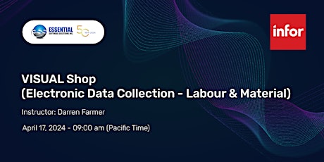 Infor VISUAL Shop (Electronic Data Collection - Labour & Material)