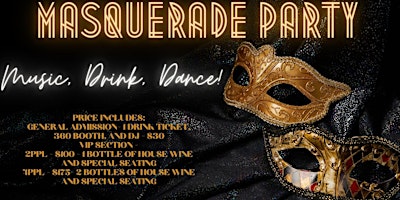 Formal Masquerade Party primary image