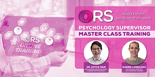 Master Class - Supervising psychologists working in the disability sector