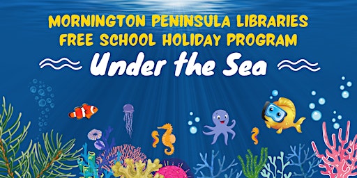 Imagem principal de School Holidays: Under the sea mobile - Somerville Library