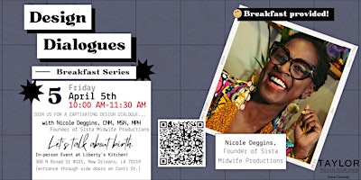 Image principale de Design Dialogues:  With Sista Midwife Productions