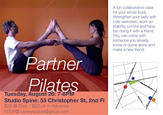Partner Pilates with Barbi Powers and Lenny Reisner primary image