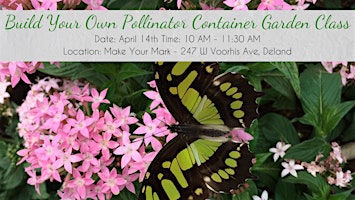 Imagem principal do evento Build Your Own Pollinator Container Garden Class