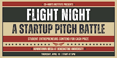 Immagine principale di Flight Night 2024: A Student Startup Pitch Battle 