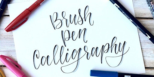 Imagen principal de Beginner's Brush Lettering Calligraphy Workshop for Mother's Day, Worcester