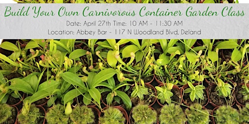 Build Your Own Carnivorous Container Garden Class  primärbild