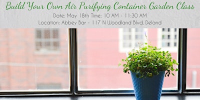 Imagem principal do evento Build Your Own Air Purifying Container Garden Class