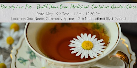 Remedy in a Pot - Build Your Own Medicinal Container Garden Class primary image