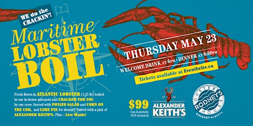 Imagem principal do evento Alexander Keith's Lobster Boil 2024