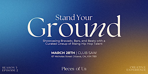 Imagem principal do evento Stand Your Ground  presented by Pieces of Us