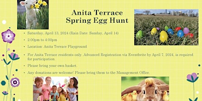 Anita Terrace Spring Egg Hunt primary image