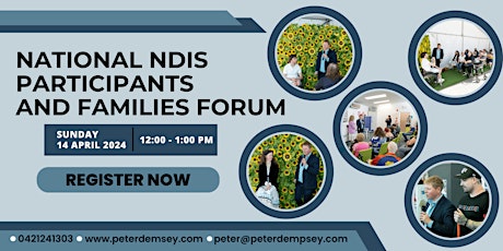 National NDIS Participants and Families Forum