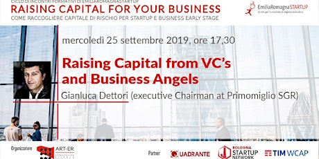 Immagine principale di Raising Capital for your Business Chap I: Raising Capital from VC's and Business Angels 