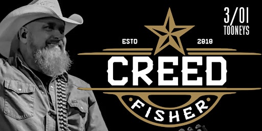 Imagen principal de Tooneys Presents: CREED FISHER (Full Band) with Shannon York