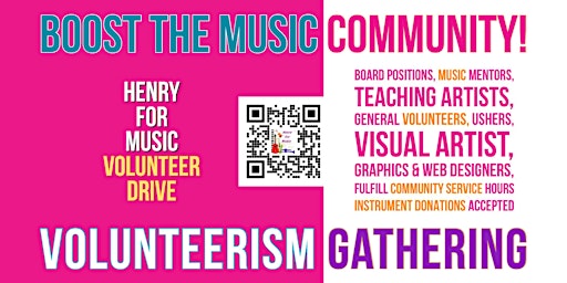 Imagen principal de Henry for Music's Volunteerism Gathering