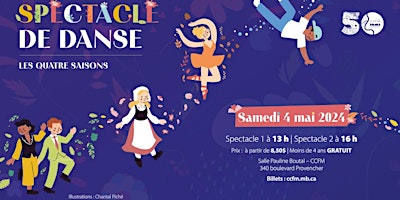 Primaire afbeelding van Spectacle 1 - ÉCOLE DE DANSE (13h00)