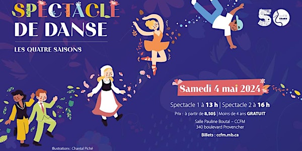 Spectacle 1 - ÉCOLE DE DANSE (13h00)