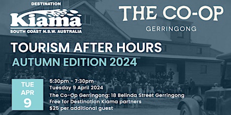 Tourism After Hours - Autumn  2024 Networking Event