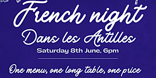 Imagem principal do evento French Night - Dans les Antilles!