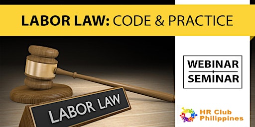 Live Webinar: Labor Law: Code & Practice primary image