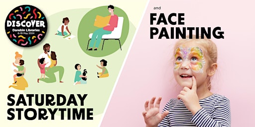 Saturday Storytime and Face Painting - Preston  primärbild