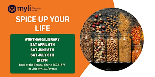 Spice Up Your Life at Wonthaggi Library  primärbild