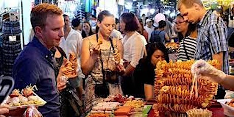Extremely attractive street food event night