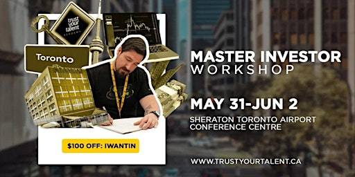 Imagem principal de Real Estate & Paper Asset Investing Workshop - Toronto