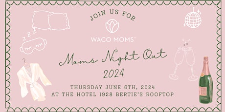Moms Night Out 2024 | ROOFTOP PJ PARTY AT HOTEL 1928