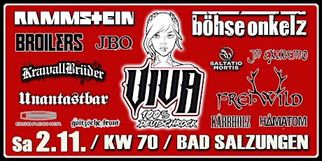 VIVA - 100% Deutschrock live / Bad Salzungen / KW 70