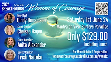 Imagen principal de Women of Courage 1st June 2024