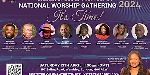 It's Time! Church of God of Prophecy National Worship Gathering 2024 primary image