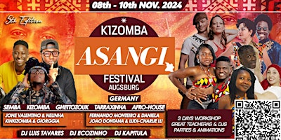 Immagine principale di ASANGI-KIZOMBA-SEMBA-FESTIVAL 2024 - AUGSBURG - GERMANY-5th edition 