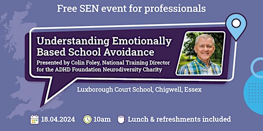 Supporting Professionals: Understanding Emotionally Based School Avoidance primary image