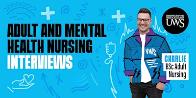 Hauptbild für UWS Adult/Mental Health Nursing Interview - Ayr Campus (In-Person)