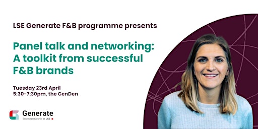 Primaire afbeelding van Panel and Networking: A Toolkit from Successful F&B Brands