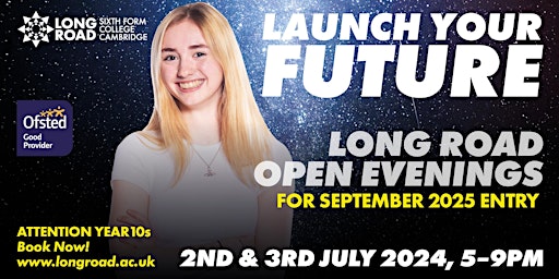 Image principale de Long Road Sixth Form College Open Evenings - Wednesday 3 July 2024
