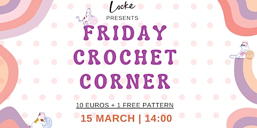 Imagem principal do evento Friday Crochet Corner