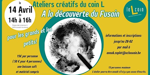 ateliers créatifs en famille: exploration du fusain primary image