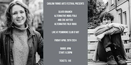 Imagen principal de Carlow Fringe Arts Festival Presents  -  Silver Branch and Zoe Hayter