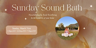 Imagen principal de Reiki infused Soul Soothing  Virtual Sound Bath