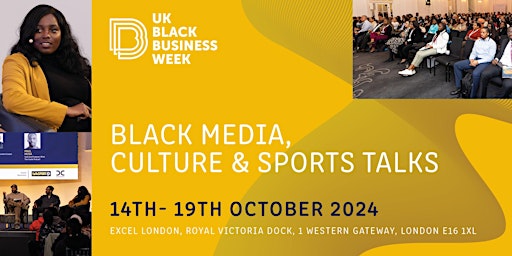 Imagem principal do evento Black Media, Culture & Sports Talks
