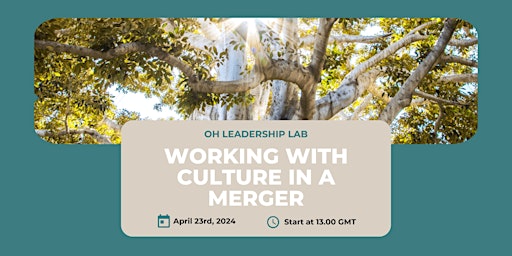 Imagen principal de OH Leadership Lab - Working with Culture in a Merger