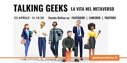 Primaire afbeelding van Webinar Talking Geeks - La vita nel Metaverso