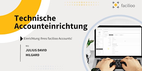 Hauptbild für facilioo - Grundeinstellungen in Ihrem Account