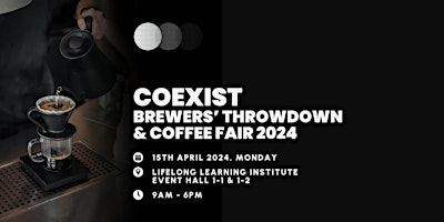 Coexist Brewers' Throwdown & Coffee Fair 2024 primary image