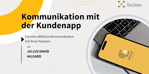 facilioo - Kommunikation mit der Kunden App