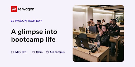 Imagem principal de Le Wagon Tech Day | A glimpse into bootcamp life