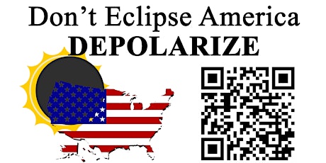 "Don't Eclipse America" 100 Yard Signs - Braver Angels Indiana [2780]