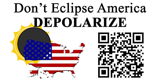 Imagen principal de "Don't Eclipse America" 100 Yard Signs - Braver Angels Indiana [2780]